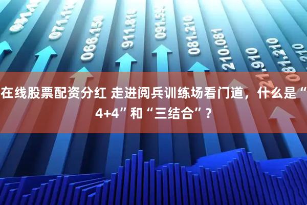 在线股票配资分红 走进阅兵训练场看门道，什么是“4+4”和“三结合”？